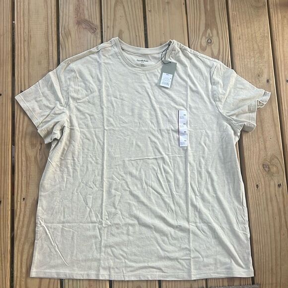 NWT Goodfellow Size Small Standard Fit Pastel Sage Crewneck Short Sleeve T-Shirt - Picture 2 of 7